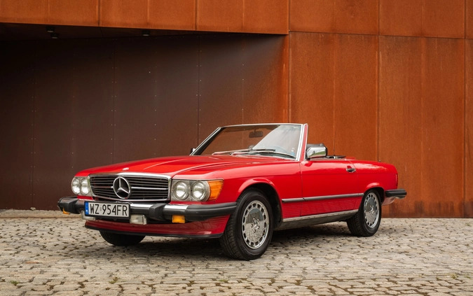 Mercedes-Benz SL cena 99000 przebieg: 270000, rok produkcji 1987 z Warszawa małe 596